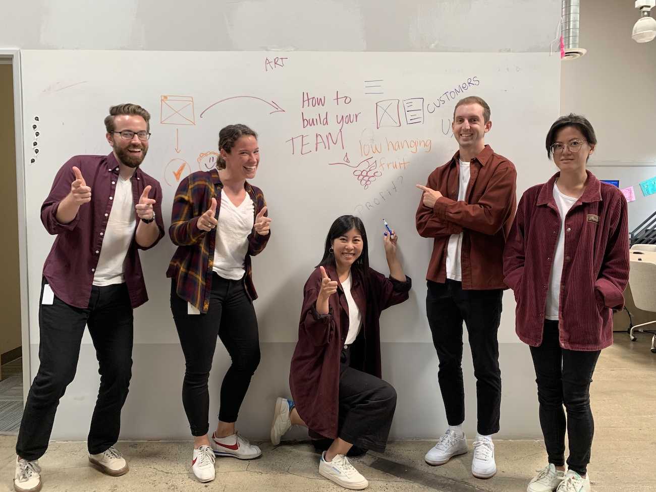 The one day I wasn't in the office and everyone on the team accidentally dressed the same